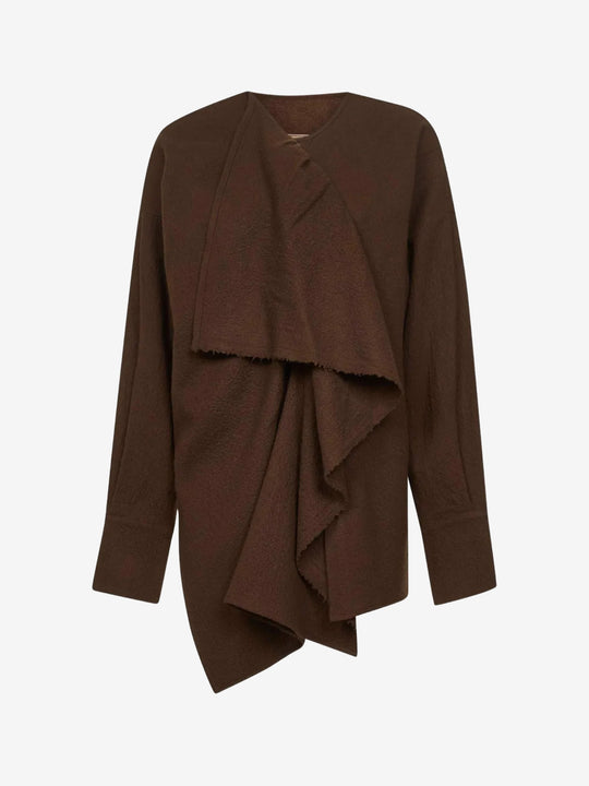 Brown top,front view