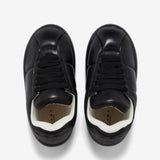 Black sneakers, top view