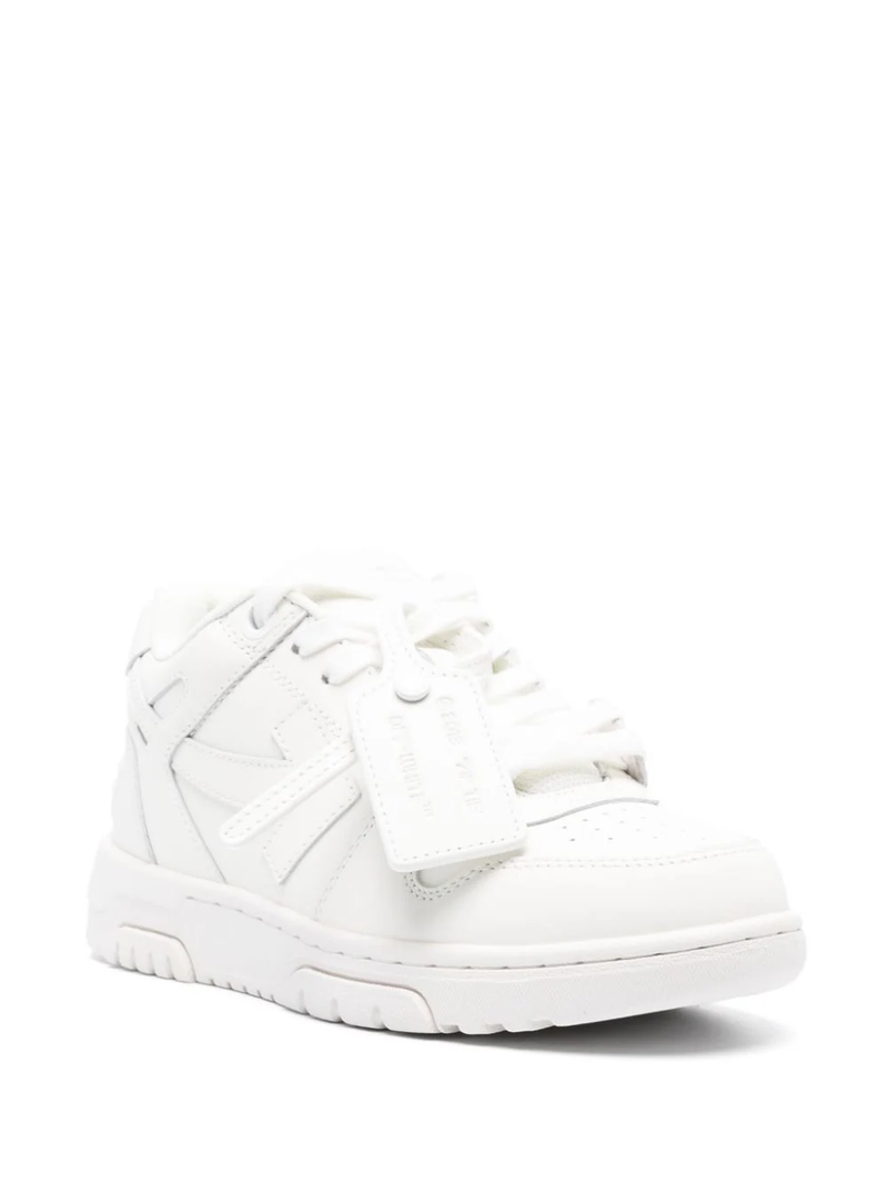 Off-White Out Off Office Calf Leather White Beige (Women's)