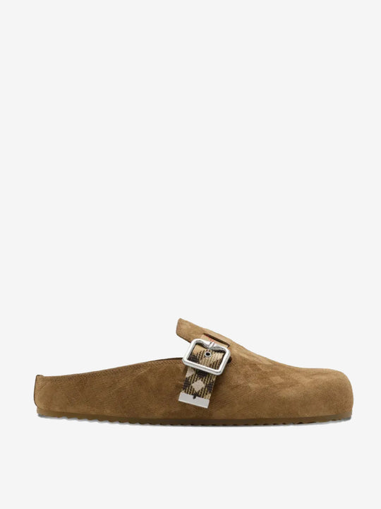 Brown shoes, side view