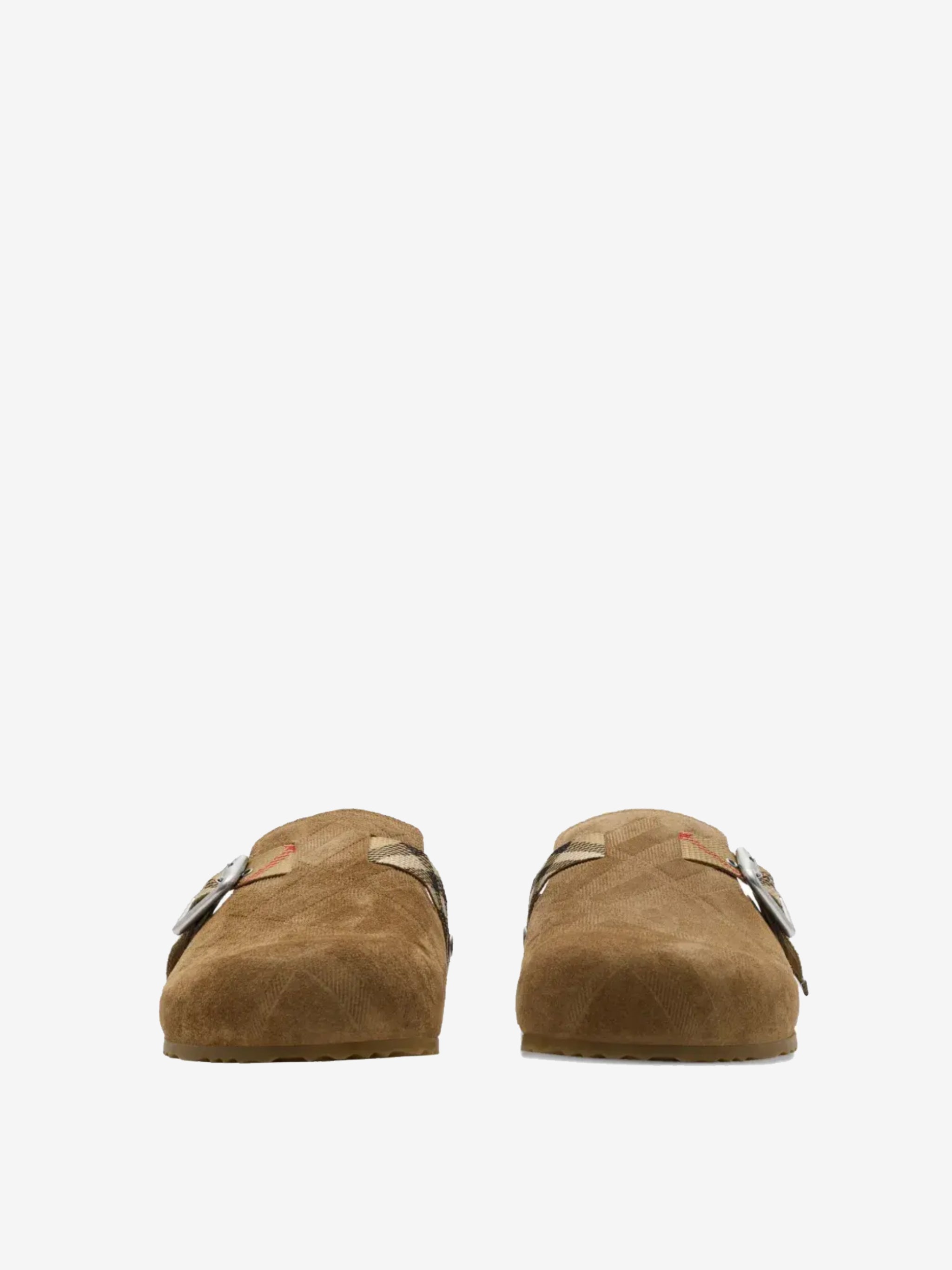 Brown shoes, front view