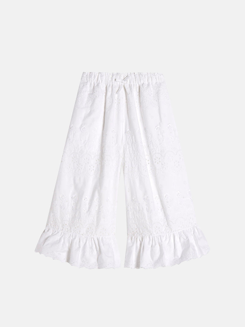 SIMONE ROCHA - Women W/ Trim Drawstring Long Bloomer Trousers