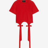Red shirt, front view