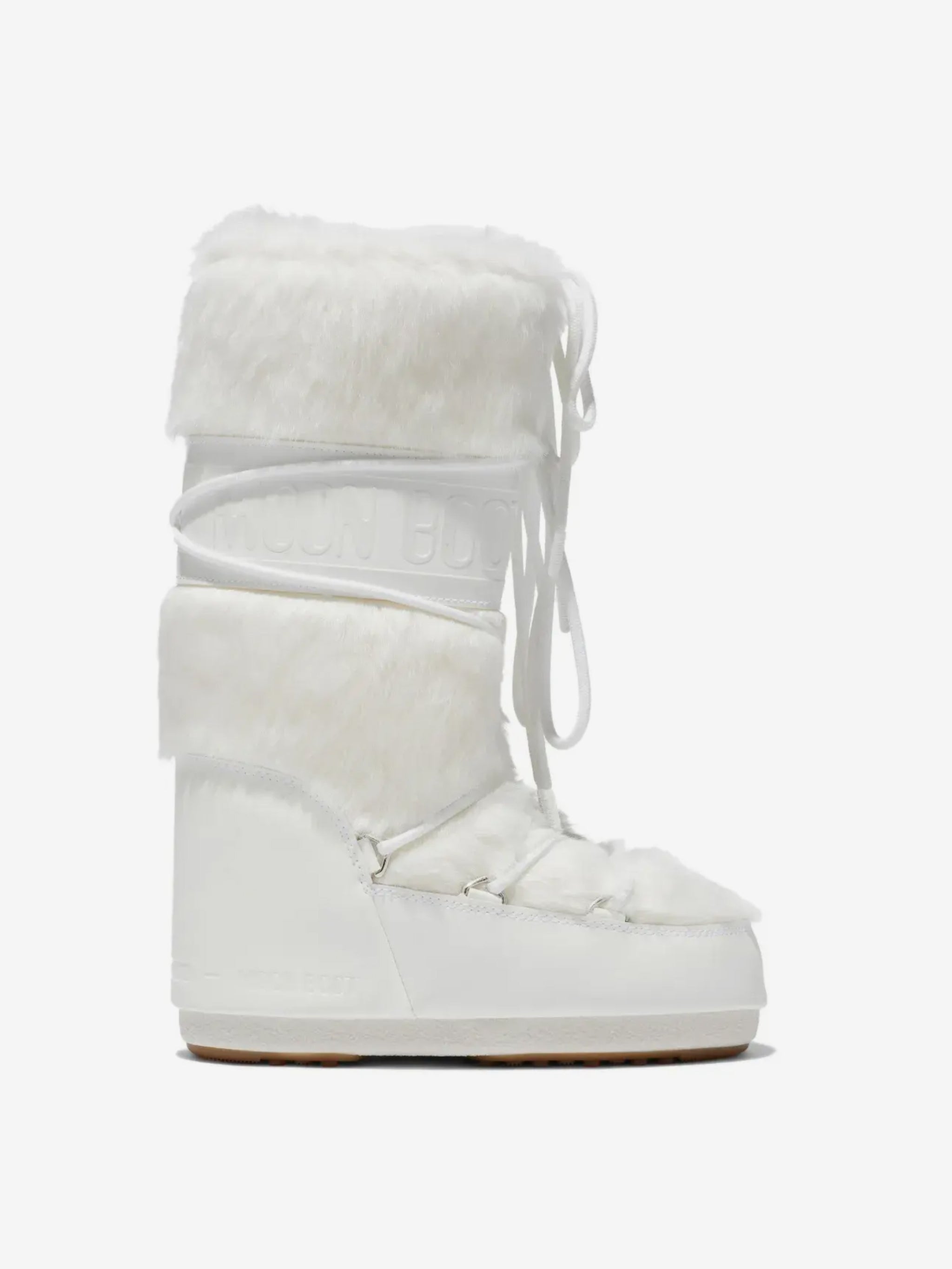 White boot, front view