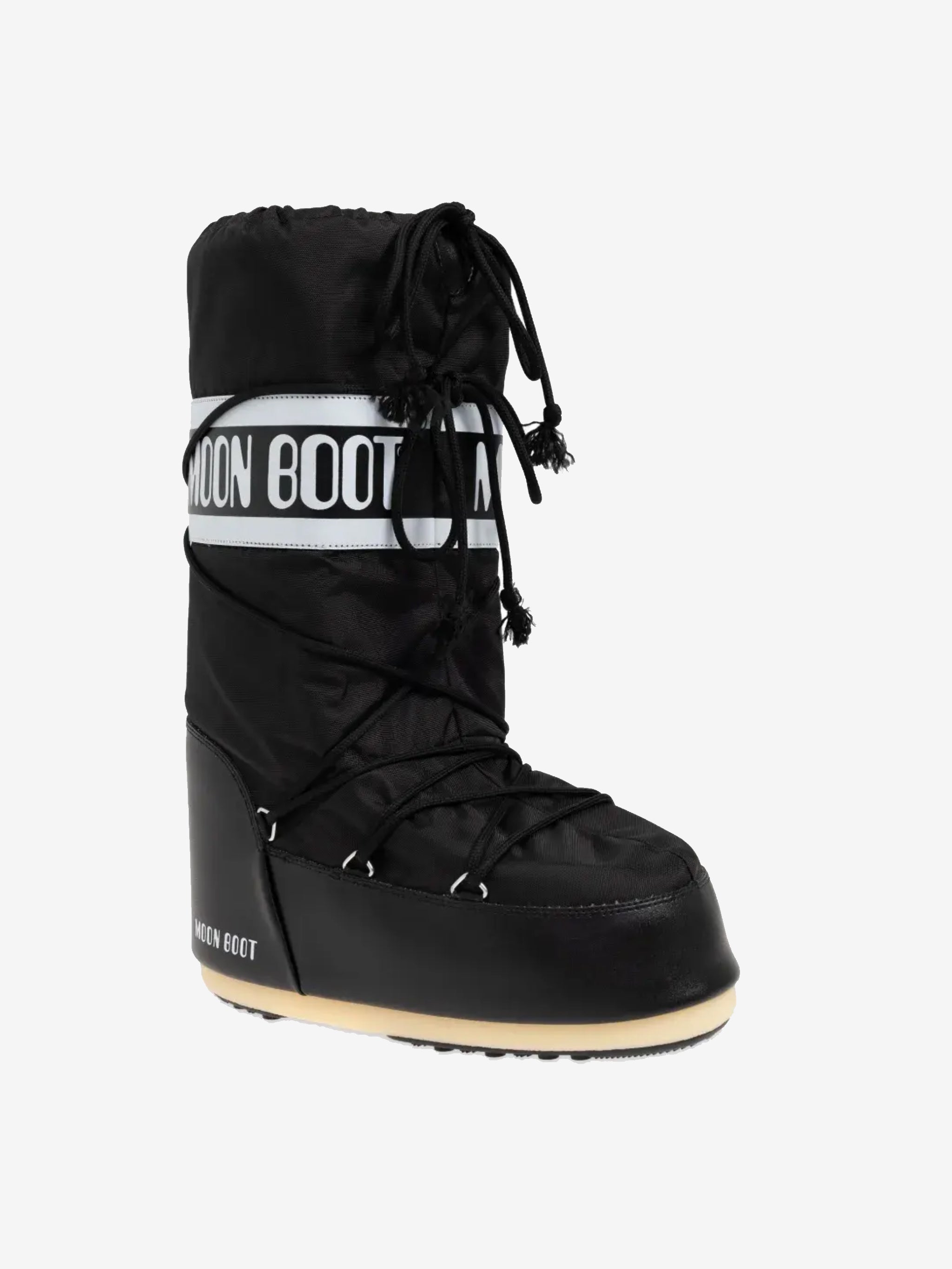 Black boot, side view