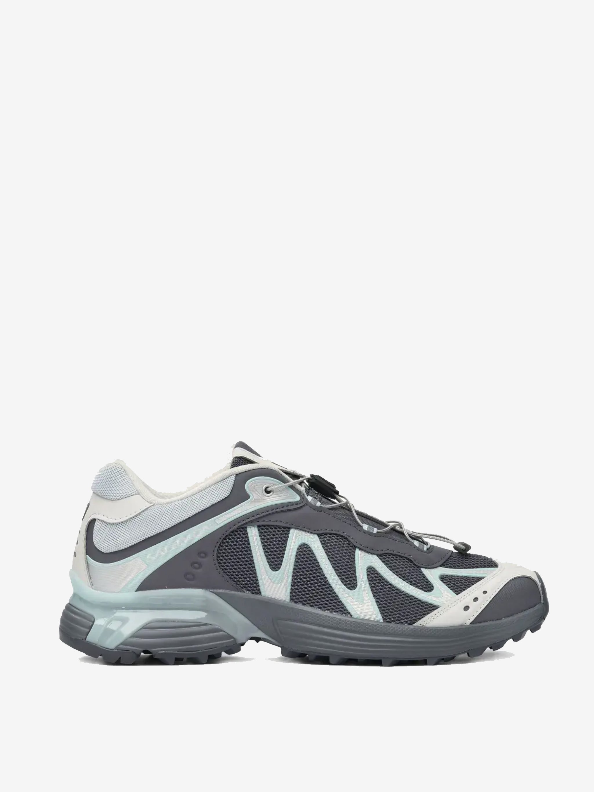 Grey sneakers, front view