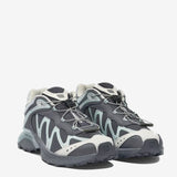 Grey sneakers, side view