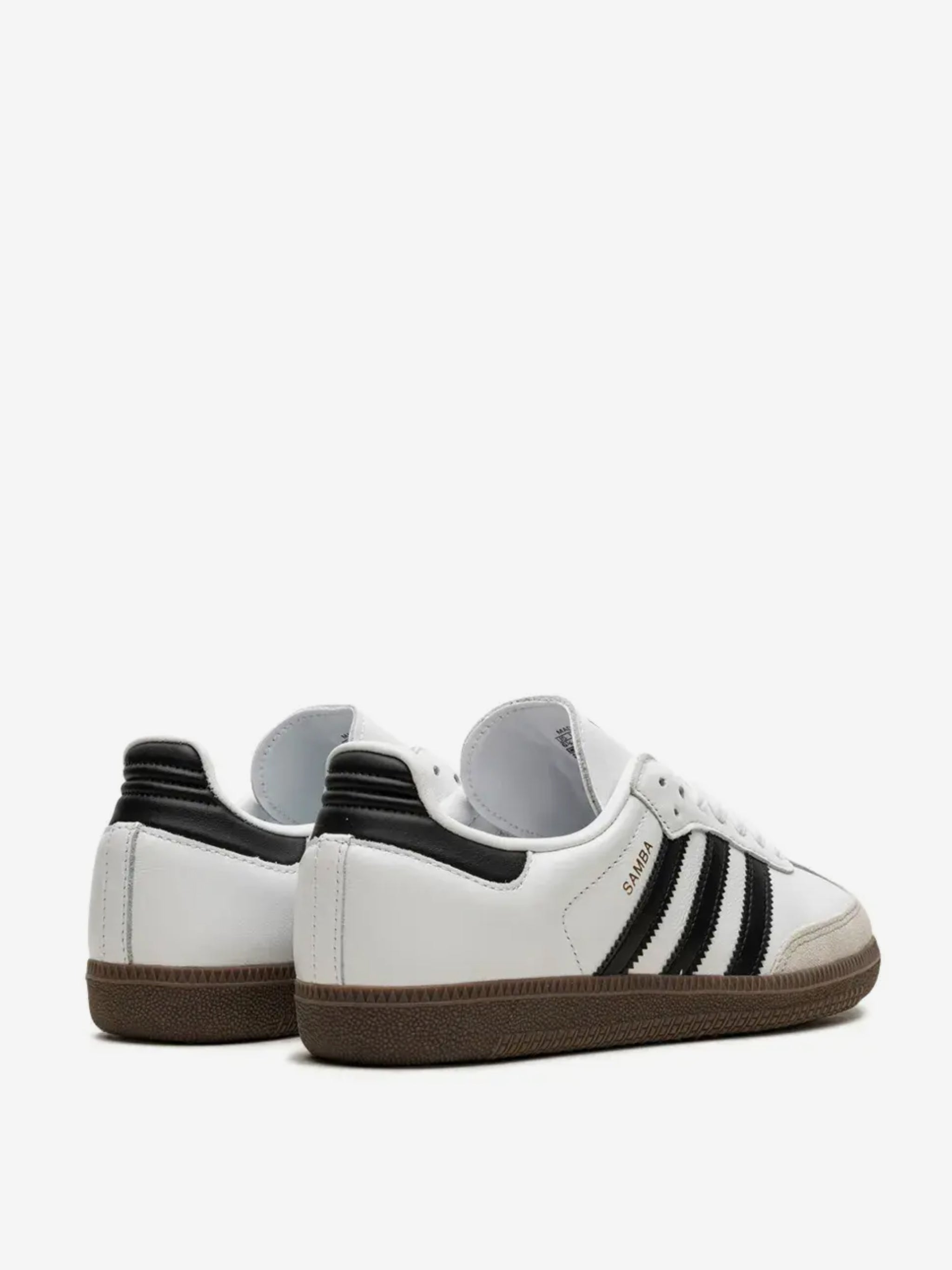 White sneakers, back view