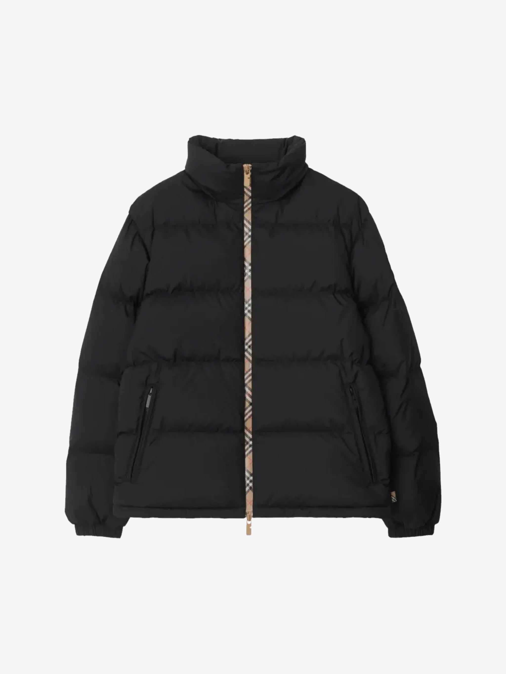 Black coat,front view
