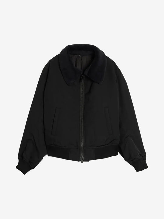 Black jacket, front view