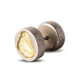 PARTS OF FOUR - Stud Earring (0.2 CT, Yellow Diamond Slab, DA+YDIA)