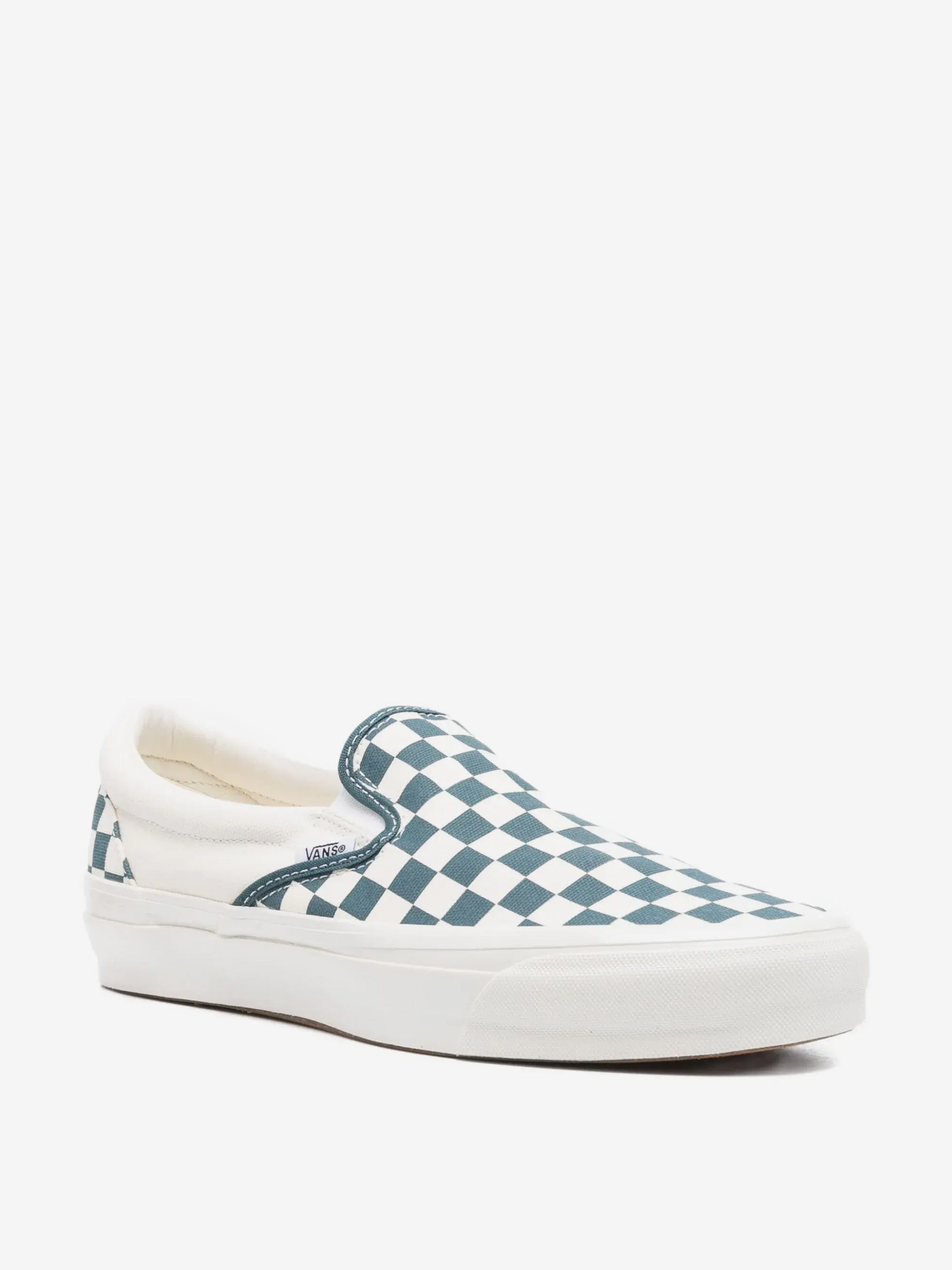 Green shoes, side view