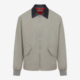 Tan jacket, front view