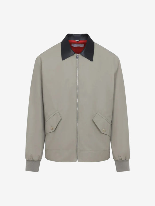 Tan jacket, front view