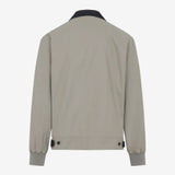 Tan jacket, back view