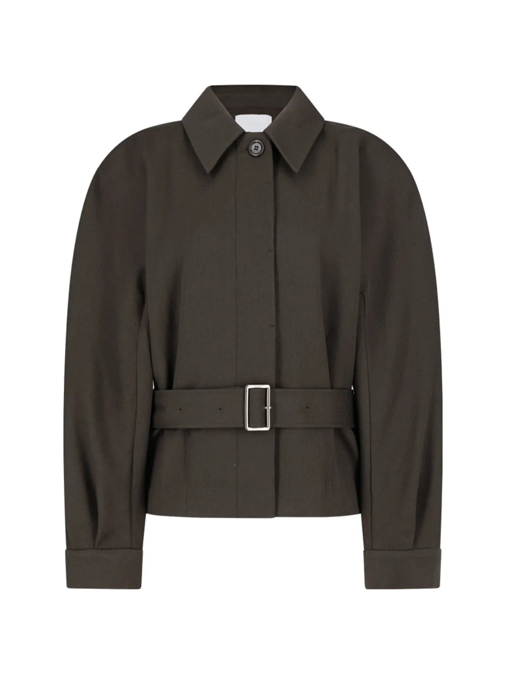 Brown jacket, front view