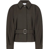 Brown jacket, front view