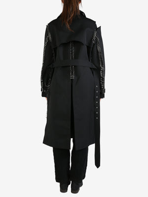 COMME DES GARCONS NOIR - Women Safety Pin Trench Coat