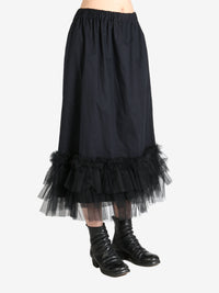 COMME DES GARCONS  NOIR - Women Tulle Layered Skirt