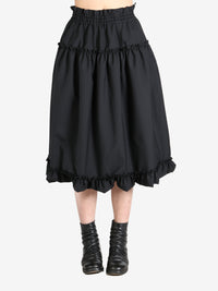 COMME DES GARCONS  NOIR - Women Tiered Wool Skirt