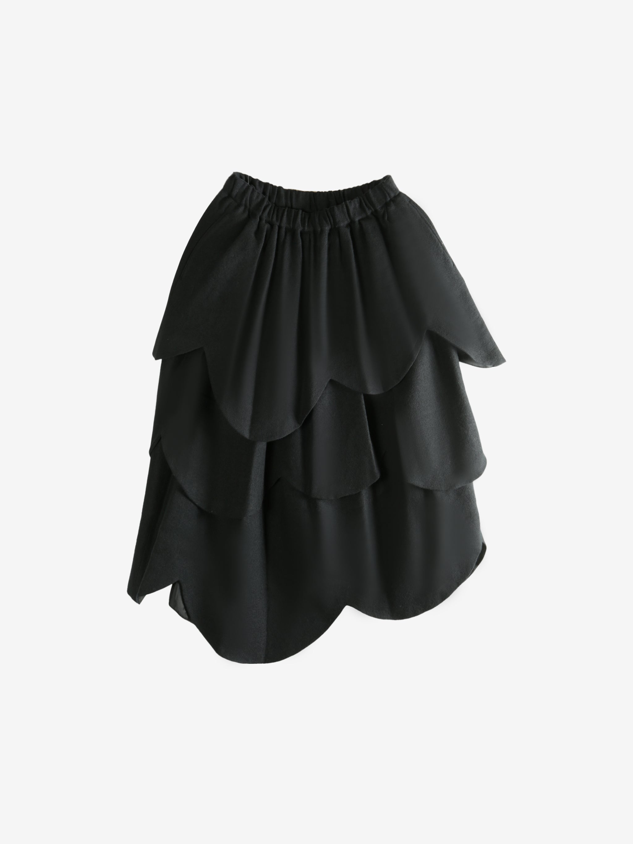 Black skirt, front view