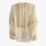 Tan t-shirt, front view