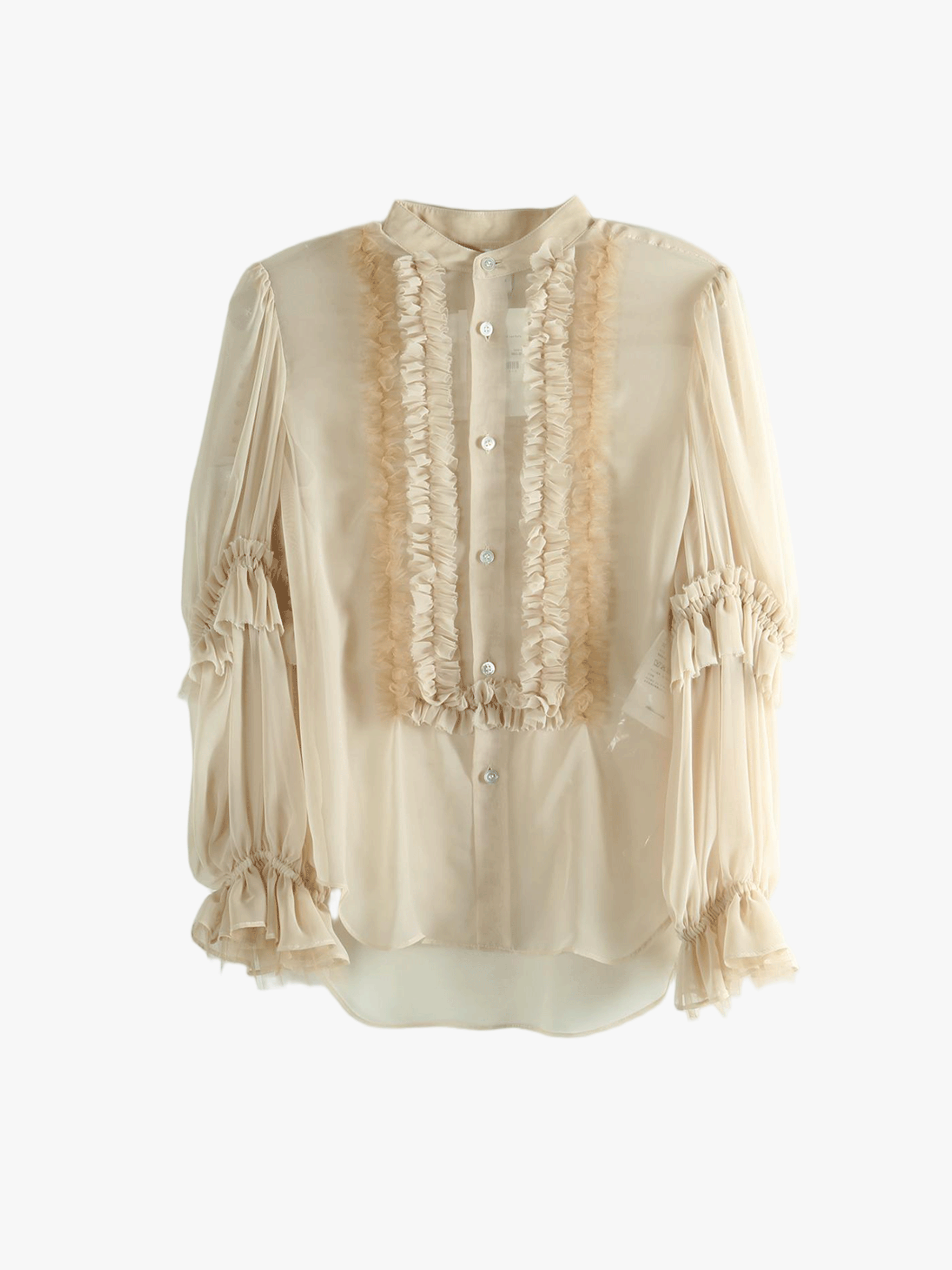 Tan t-shirt, front view