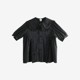 Black t-shirt, front view