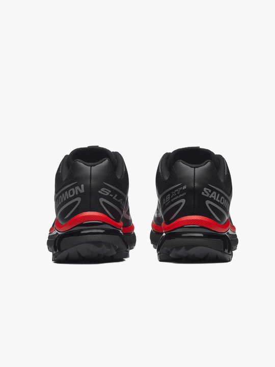 Black sneakers, back view