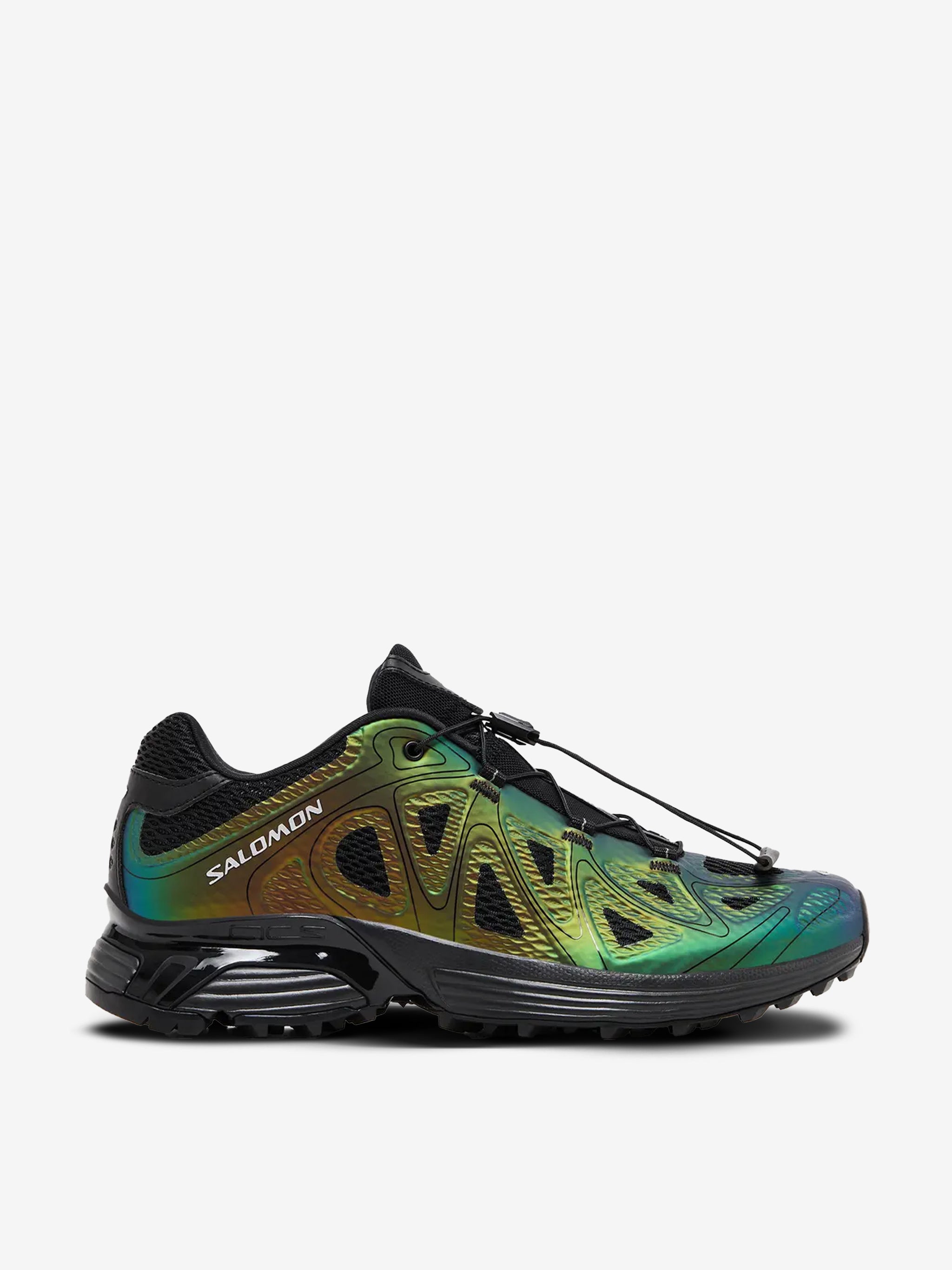 Multicolored athletic shoe ,front view