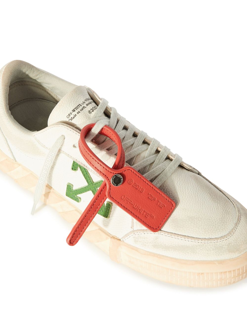 OFF-WHITE Men Low Vulcanized Distressed Sneakers – Atelier New York