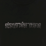 Close up of black t-shirt, showing texture of the Cotton fabric