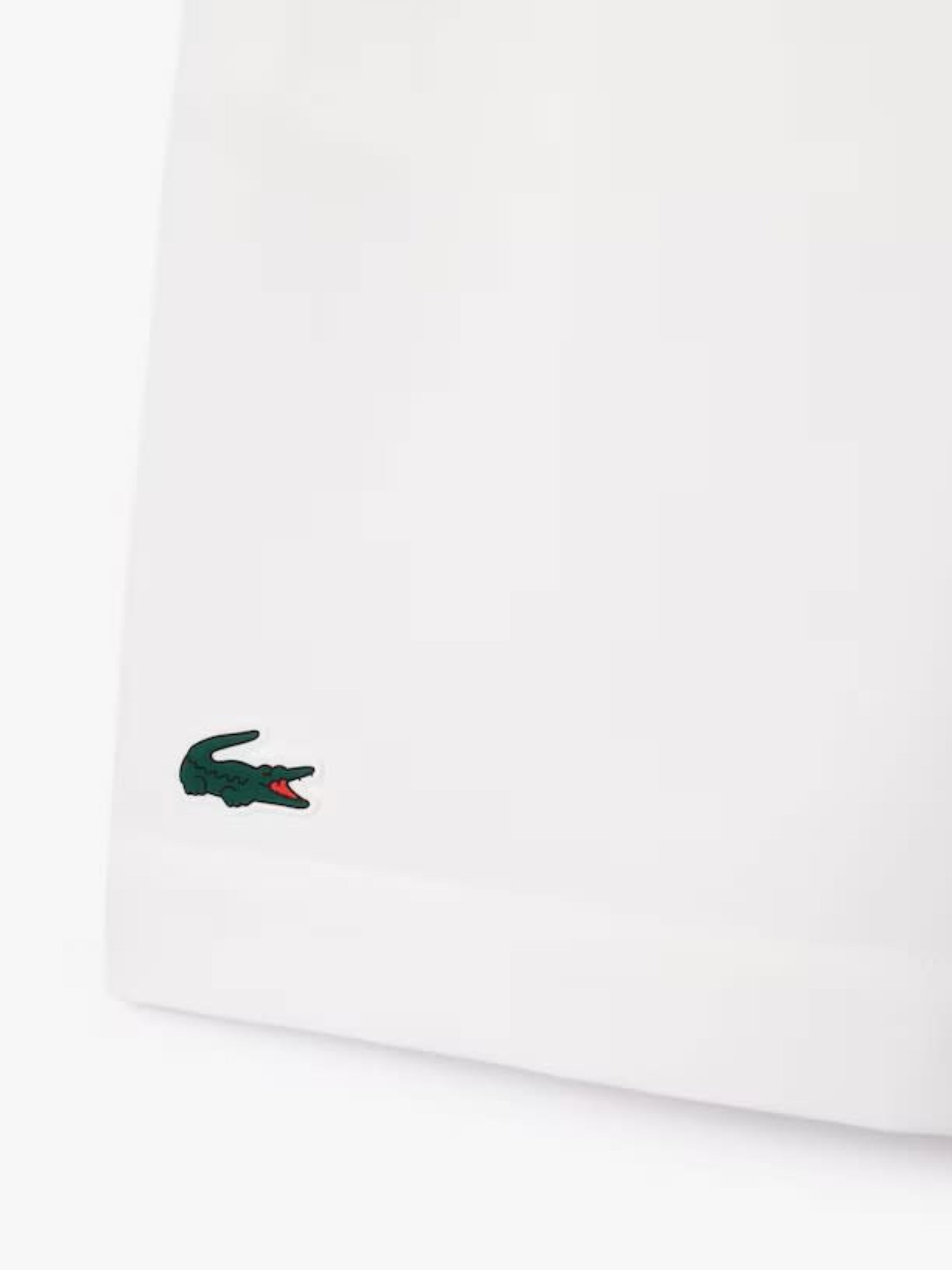 Close up of white shorts,showing texture of the cotton fabric.