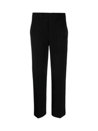 ANN DEMEULEMEESTER - Women Gaelle Slim Fit Cropped Viscose Trousers