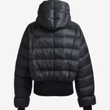 Black jacket, back view