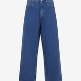 Blue jeans, front view