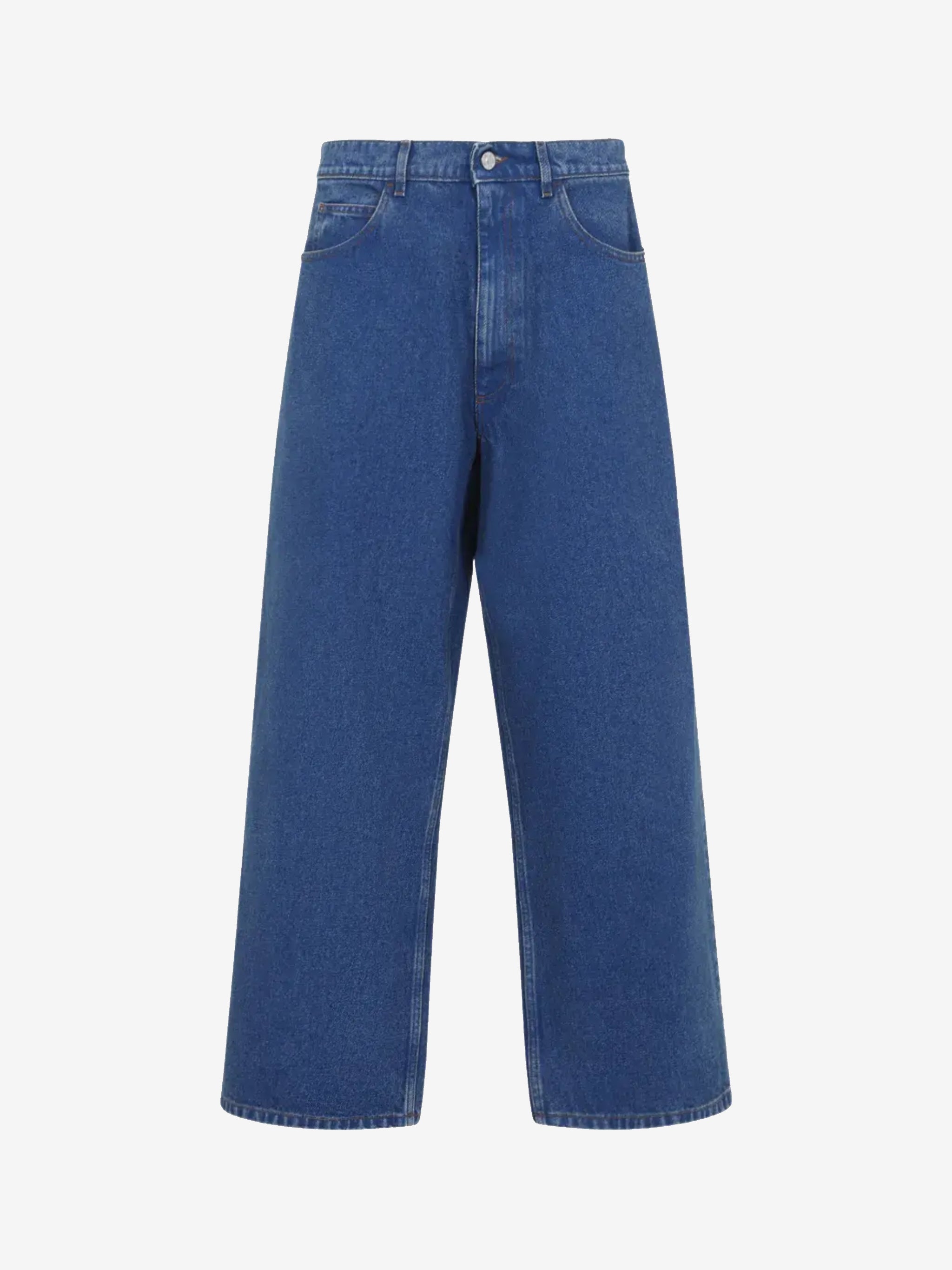 Blue jeans, front view