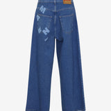 Blue jeans, back view