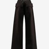 Black pants,back view