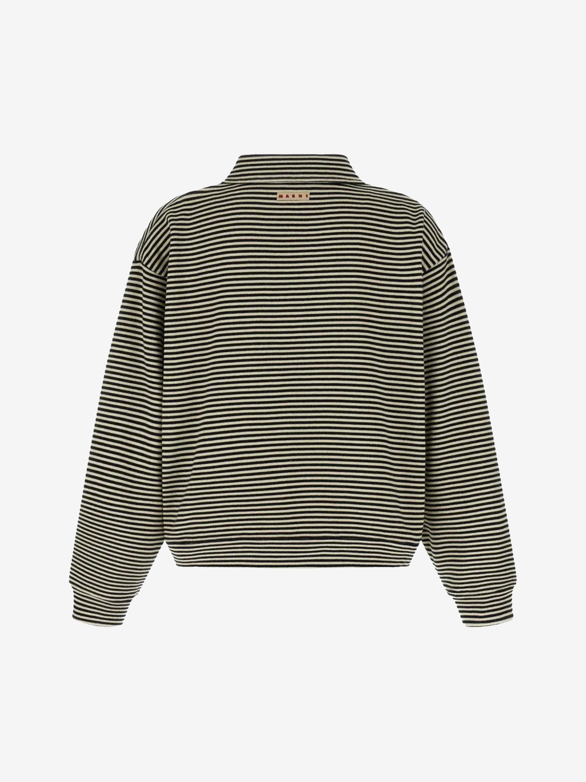 Black sweater,back view