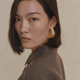 Close up of purple shirt, showing texture of the ramie fabric