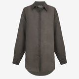 Purple shirt, front view