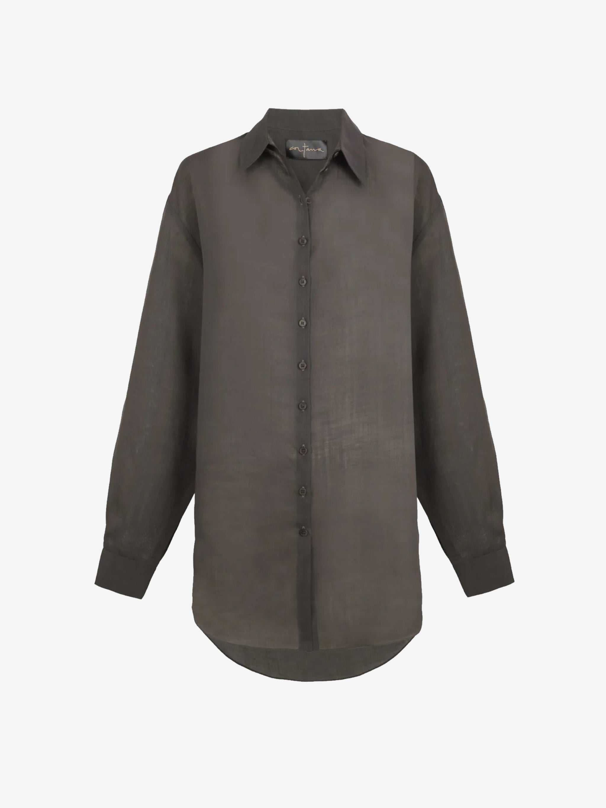 Purple shirt, front view