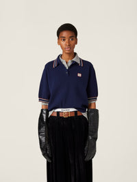 MIU MIU - Women Wool And Cashmere Polo Sweater