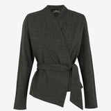 Green jacket, front view