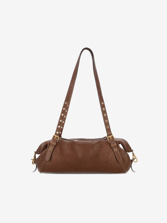 Brown bag, back view