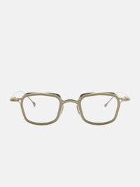 RIGARDS X TVA - Vintage Silver (Frame) ×Antique Gold (Clip)x Light Gray (Lens) Sunglasses