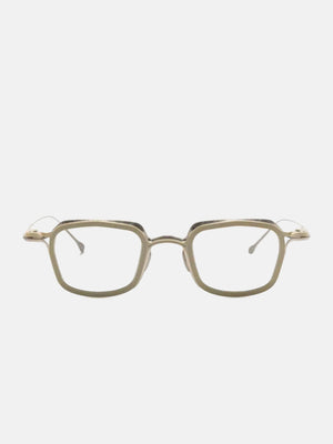 RIGARDS X TVA - Vintage Silver (Frame) ×Antique Gold (Clip)x Light Gray (Lens) Sunglasses