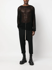 RICK OWENS Men Drawstring Cropped Pants – Atelier New York