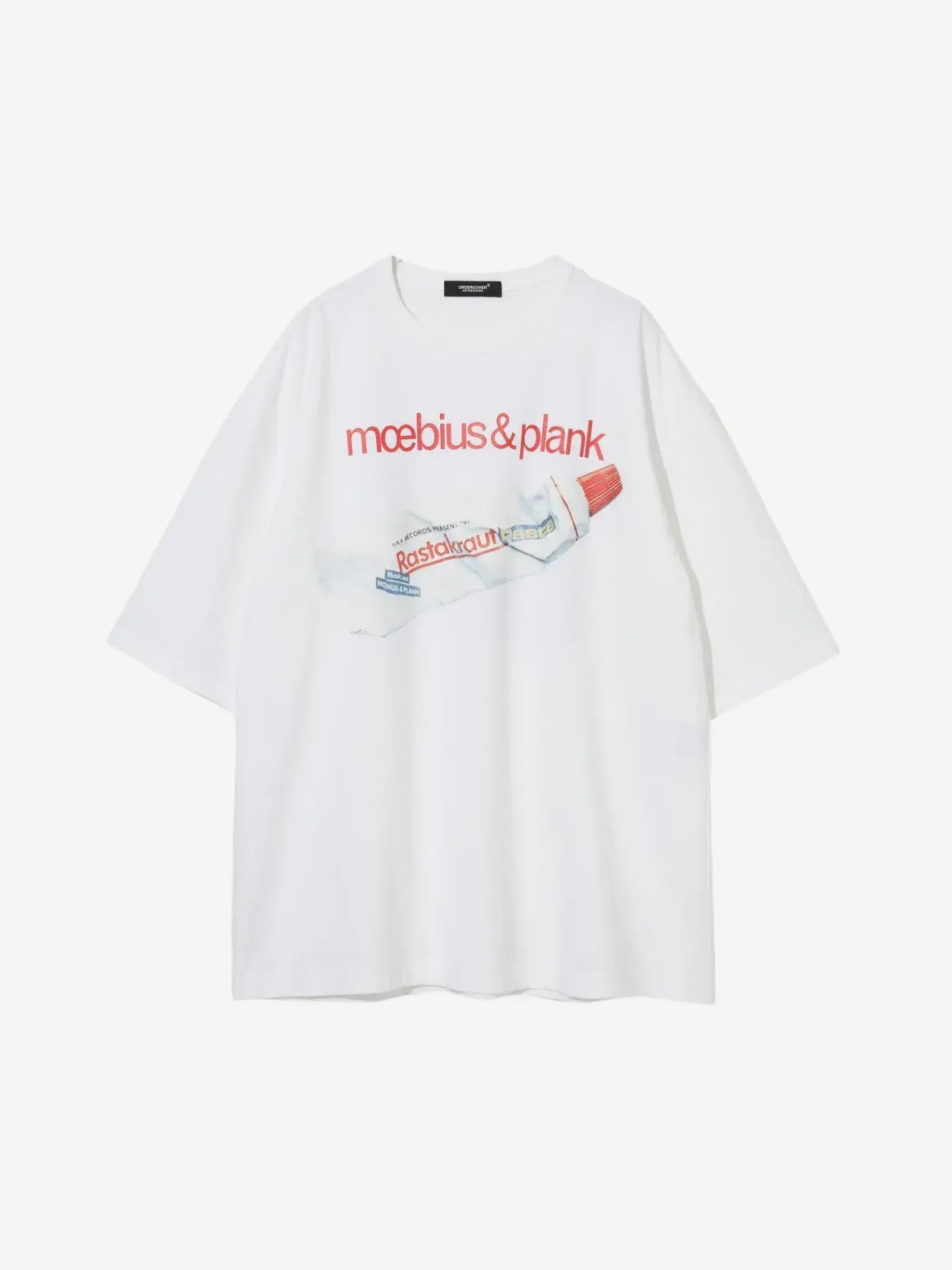 White t-shirt, front view